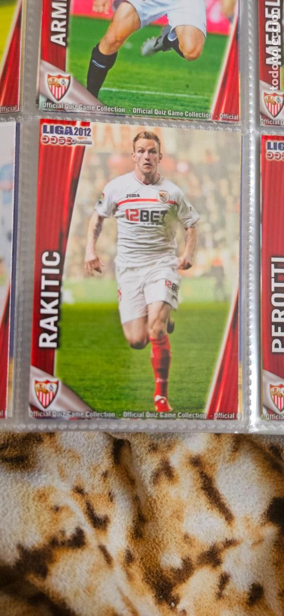 Football Stickers: rakitic , Sevilla F.C., n&uacute;mero 125, mundicromo 2011 2012 quiz game sport