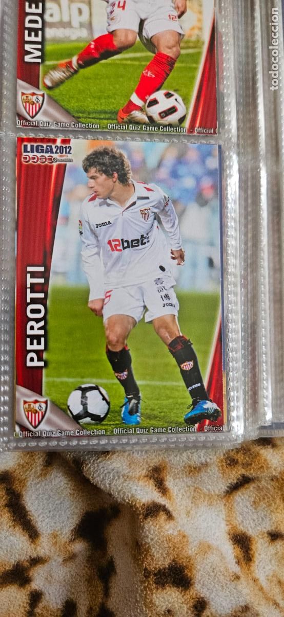 Football Stickers: perotti , Sevilla F.C., n&uacute;mero 126, mundicromo 2011 2012 quiz game sport