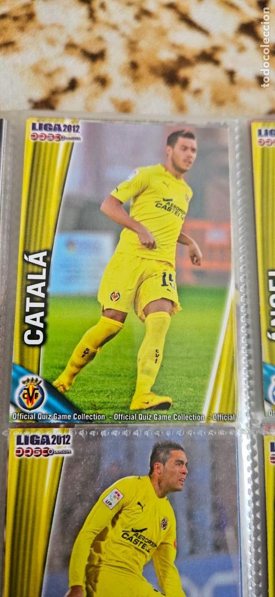 Football Stickers: Jos&eacute; Manuel Catal&aacute;, Villarreal C.F., n&uacute;mero 092, mundicromo 2011 2012 quiz game sport