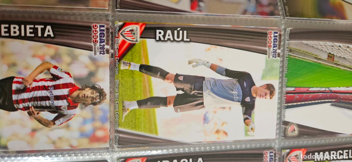 Fu&szlig;ball-Sticker: Ra&uacute;l Fern&aacute;ndez, Athletic Club, n&uacute;mero 140, mundicromo 2011 2012 quiz game sport