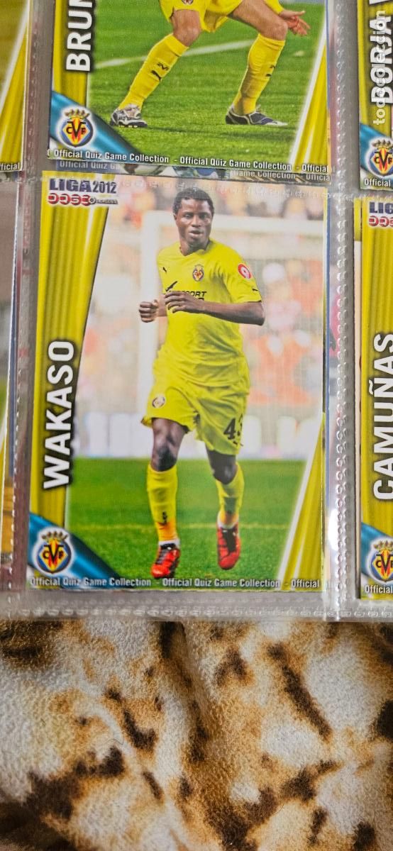 Fu&szlig;ball-Sticker: Wakaso, Villarreal C.F., n&uacute;mero 098, mundicromo 2011 2012 quiz game sport