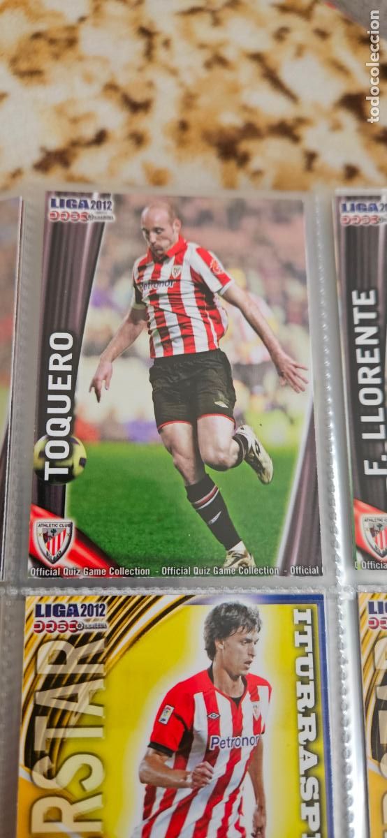 Cartes &agrave; collectionner de Football: Gaizka Toquero, Athletic Club, n&uacute;mero 155, mundicromo 2011 2012 quiz game sport