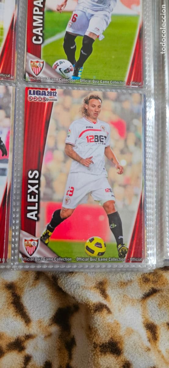 Cromos de Futebol: Alexis Sevilla F.C., n&uacute;mero 117, mundicromo 2011 2012 quiz game sport
