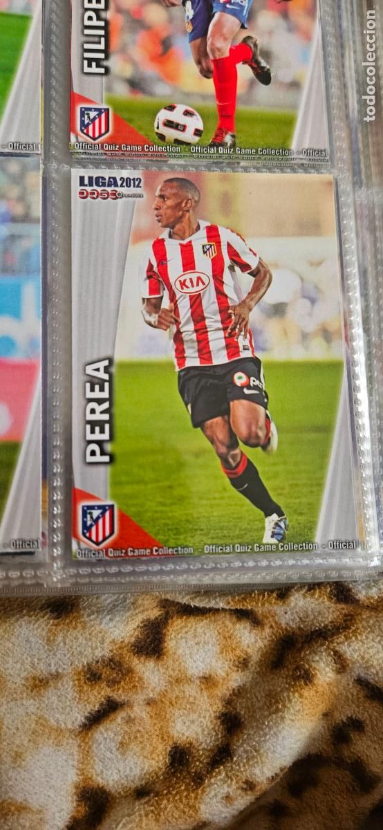 Cromos de Futebol: 171: Luis Amaranto Perea - Atl&eacute;tico de Madrid - quiz game 2011 2012 sport mundicromo trading card