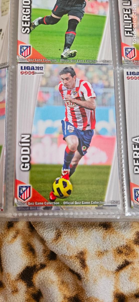 Cromos de Futebol: 170: Diego God&iacute;n - Atl&eacute;tico de Madrid - quiz game 2011 2012 sport mundicromo trading card