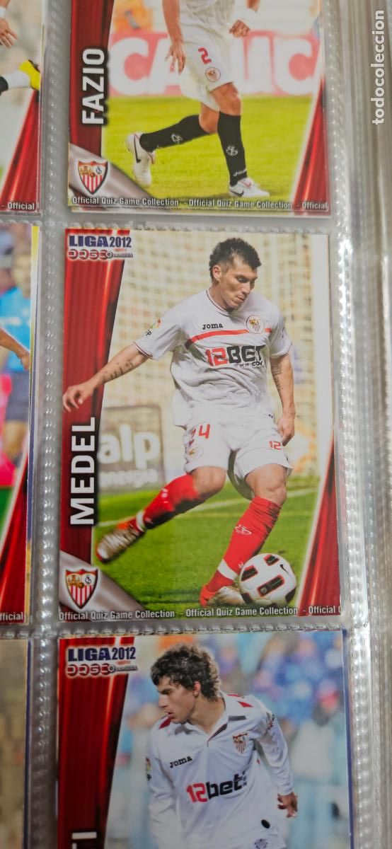 Cromos de Futebol: Perotti , Sevilla F.C., n&uacute;mero 123, mundicromo 2011 2012 quiz game sport