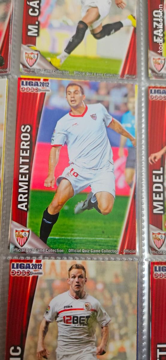 Cromos de Futebol: armenteros , Sevilla F.C., n&uacute;mero 122, mundicromo 2011 2012 quiz game sport