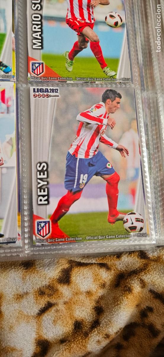 Cromos de Futebol: 180: Jos&eacute; Antonio Reyes - Atl&eacute;tico de Madrid - quiz game 2011 2012 sport mundicromo trading card