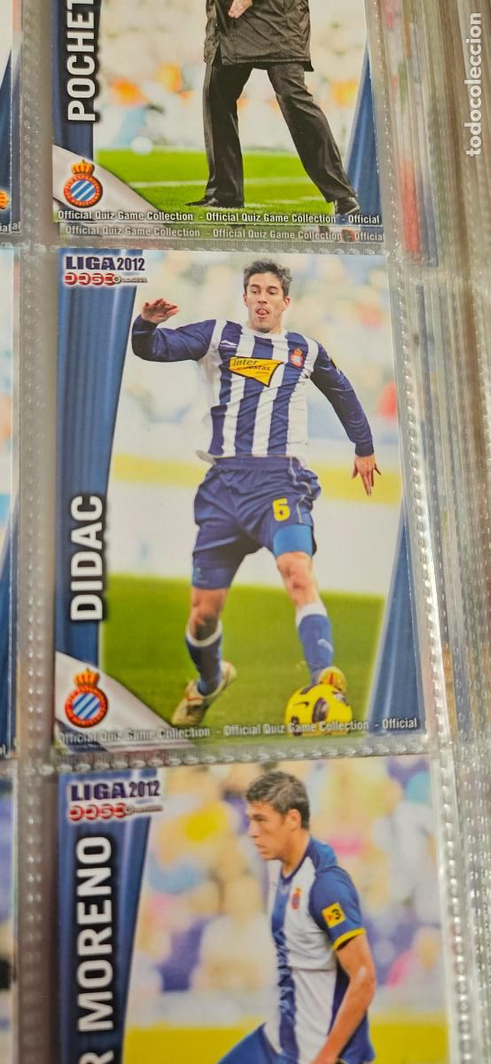 Cromos de f&uacute;tbol: 195: D&iacute;dac Vil&agrave; - RCD Espanyol - quiz game 2011 2012 sport mundicromo trading card