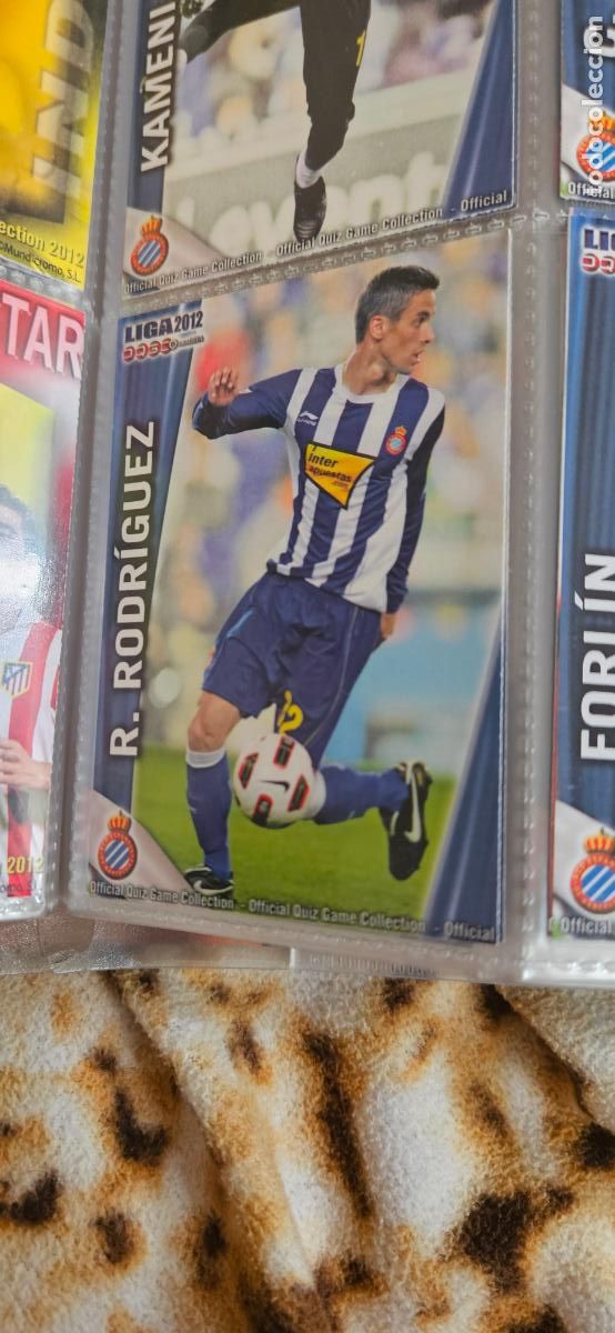 Cromos de f&uacute;tbol: 196: rodriguez - RCD Espanyol - quiz game 2011 2012 sport mundicromo trading card