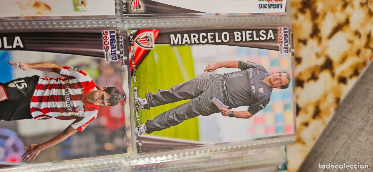 Cromos de f&uacute;tbol: Marcelo Bielsa, Athletic Club, n&uacute;mero 138, mundicromo 2011 2012 quiz game sport