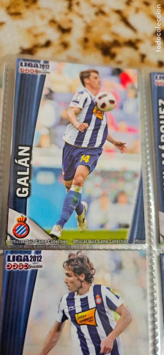 Cromos de f&uacute;tbol: 200: galan - RCD Espanyol - quiz game 2011 2012 sport mundicromo trading card