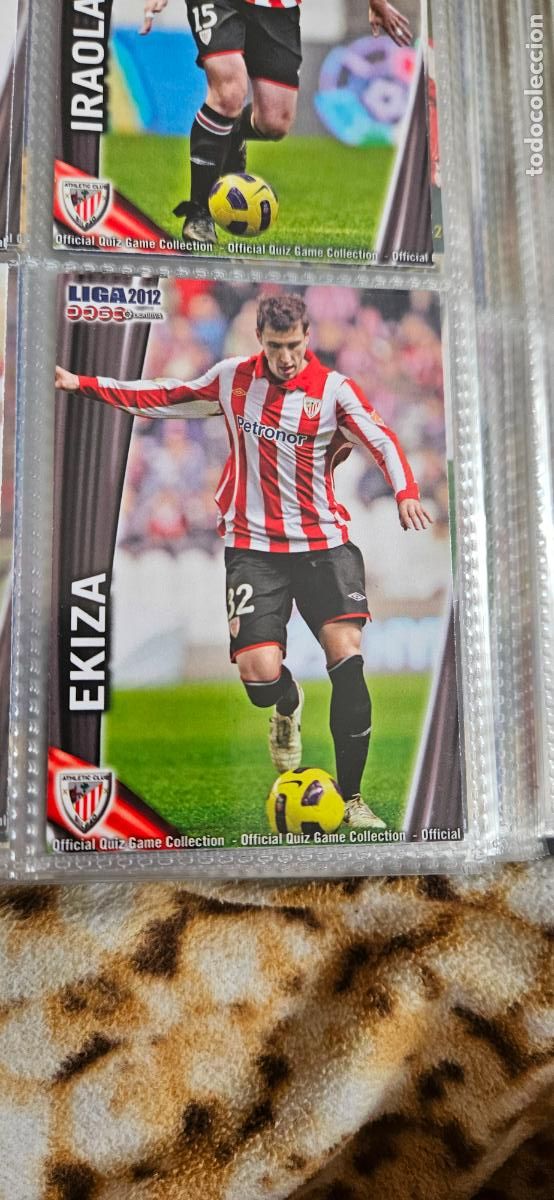 Cromos de f&uacute;tbol: Borja Ekiza, Athletic Club, n&uacute;mero 144, mundicromo 2011 2012 quiz game sport