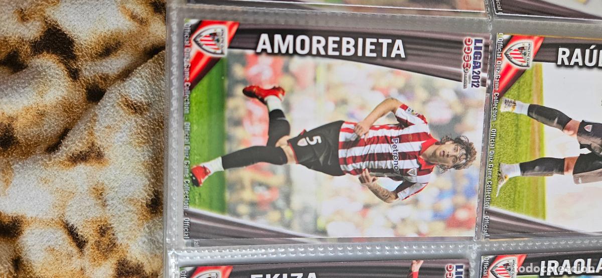 Cromos de f&uacute;tbol: Fernando Amorebieta, Athletic Club, n&uacute;mero 143, mundicromo 2011 2012 quiz game sport