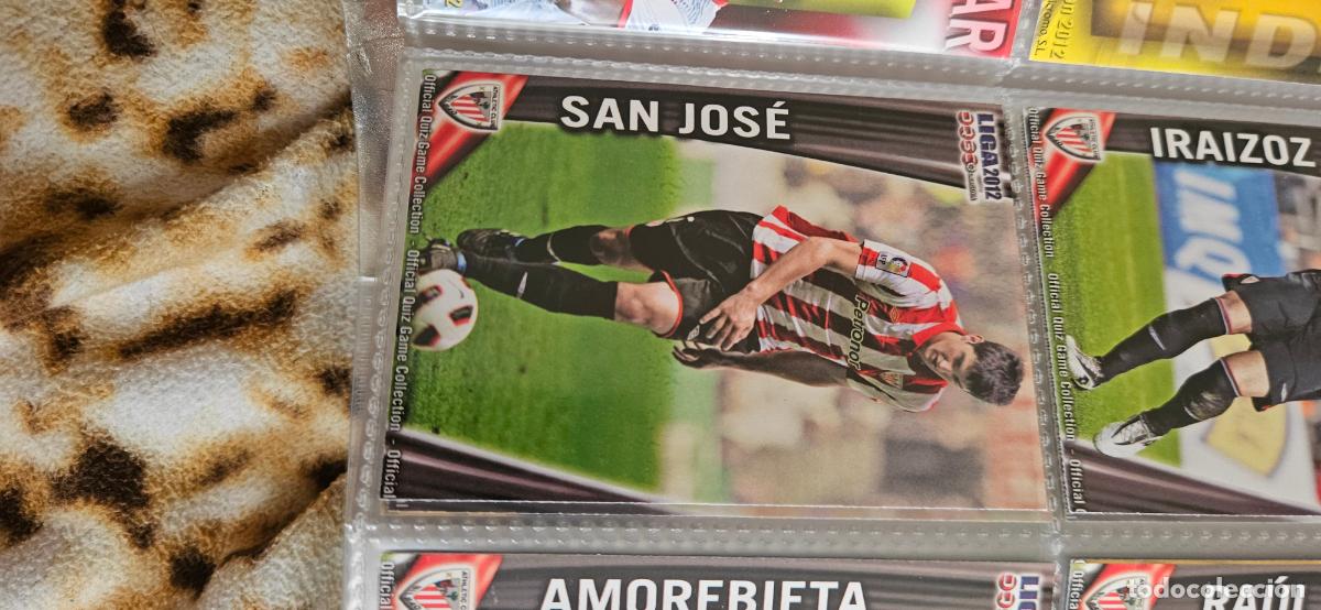 Cromos de f&uacute;tbol: Mikel San Jos&eacute;, Athletic Club, n&uacute;mero 142, mundicromo 2011 2012 quiz game sport
