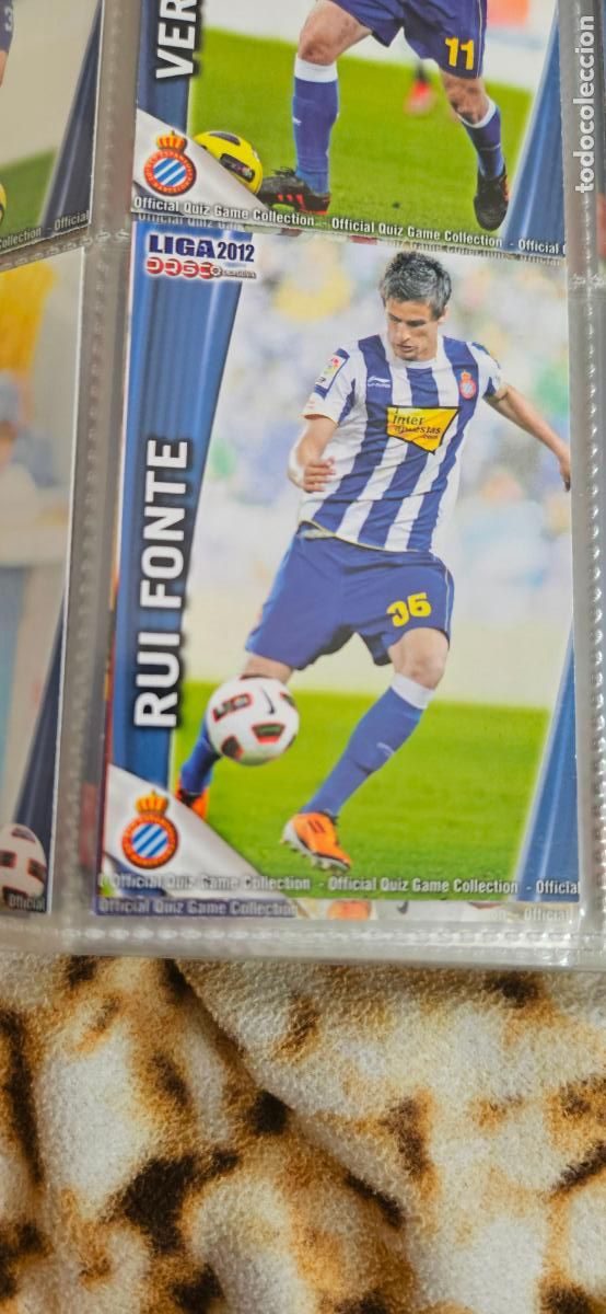 Cromos de f&uacute;tbol: 206: Rui Fonte - RCD Espanyol - quiz game 2011 2012 sport mundicromo trading card