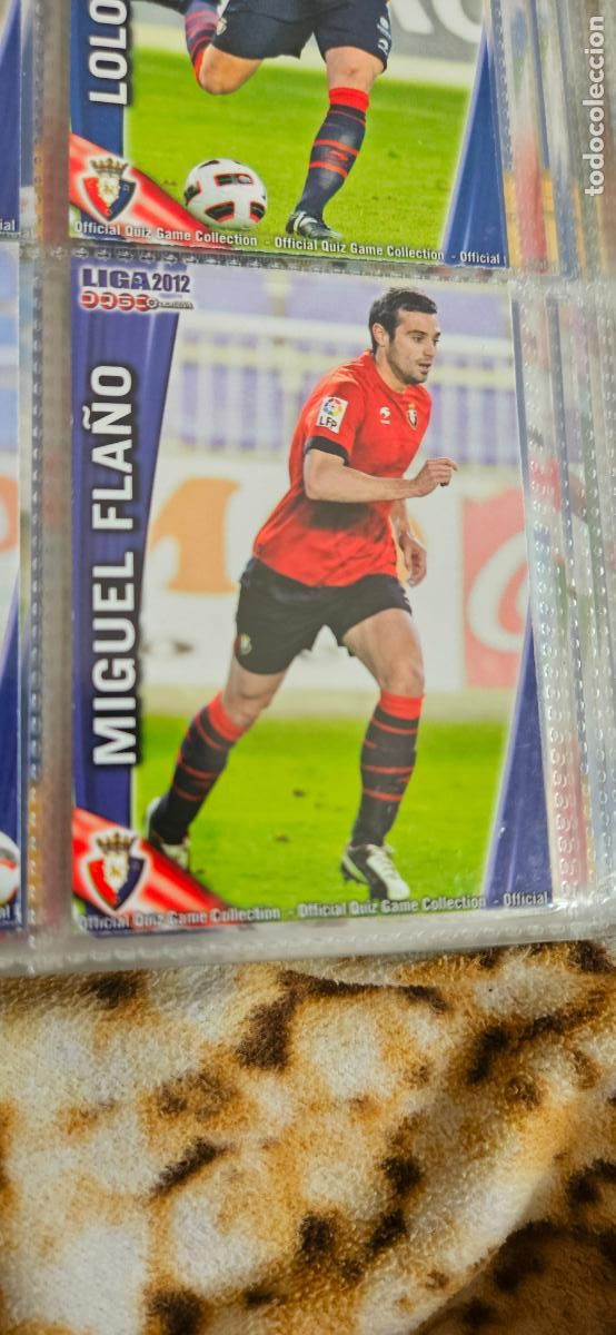 Cromos de f&uacute;tbol: 225: Miguel Fla&ntilde;o - CA Osasuna - quiz game 2011 2012 sport mundicromo trading card
