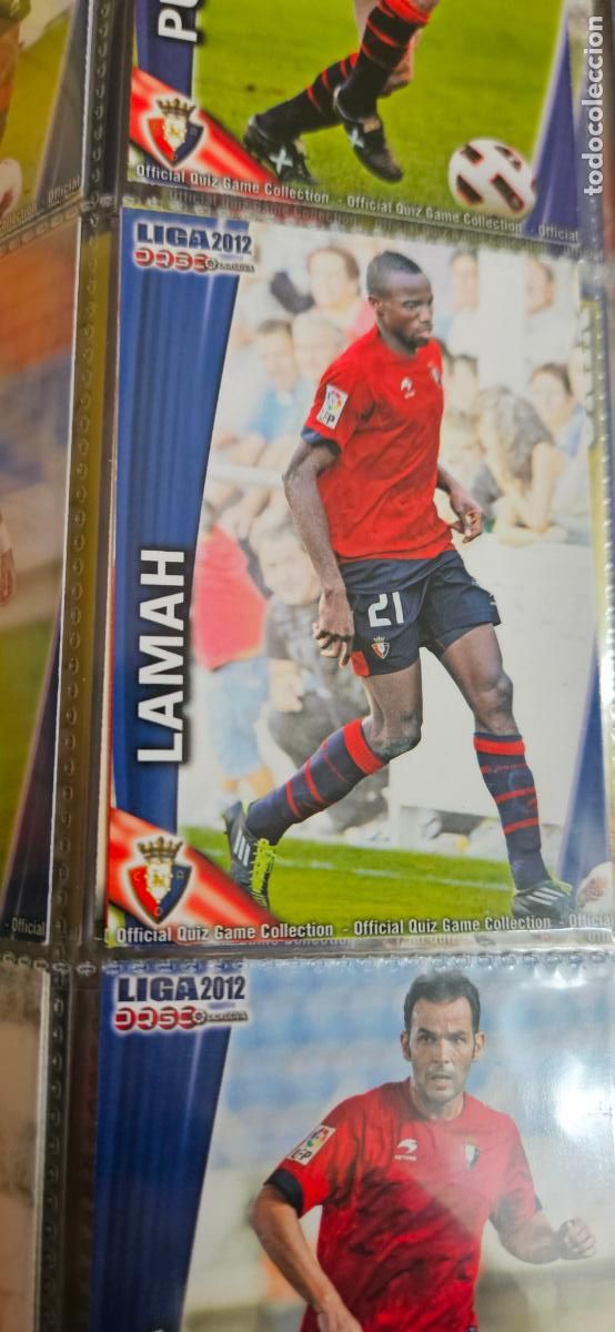 Cromos de f&uacute;tbol: 230: lamah - CA Osasuna - quiz game 2011 2012 sport mundicromo trading card