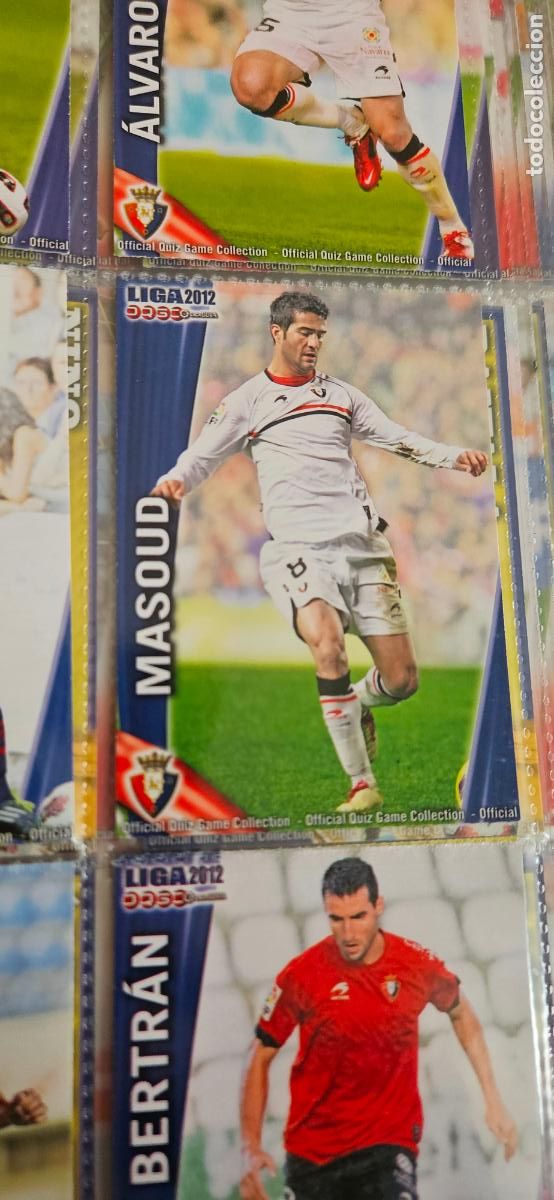 Cromos de f&uacute;tbol: 231: Masoud Shojaei - CA Osasuna - quiz game 2011 2012 sport mundicromo trading card
