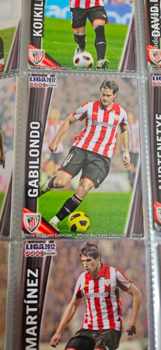 Cromos de f&uacute;tbol: Igor Gabilondo, Athletic Club, n&uacute;mero 149, mundicromo 2011 2012 quiz game sport