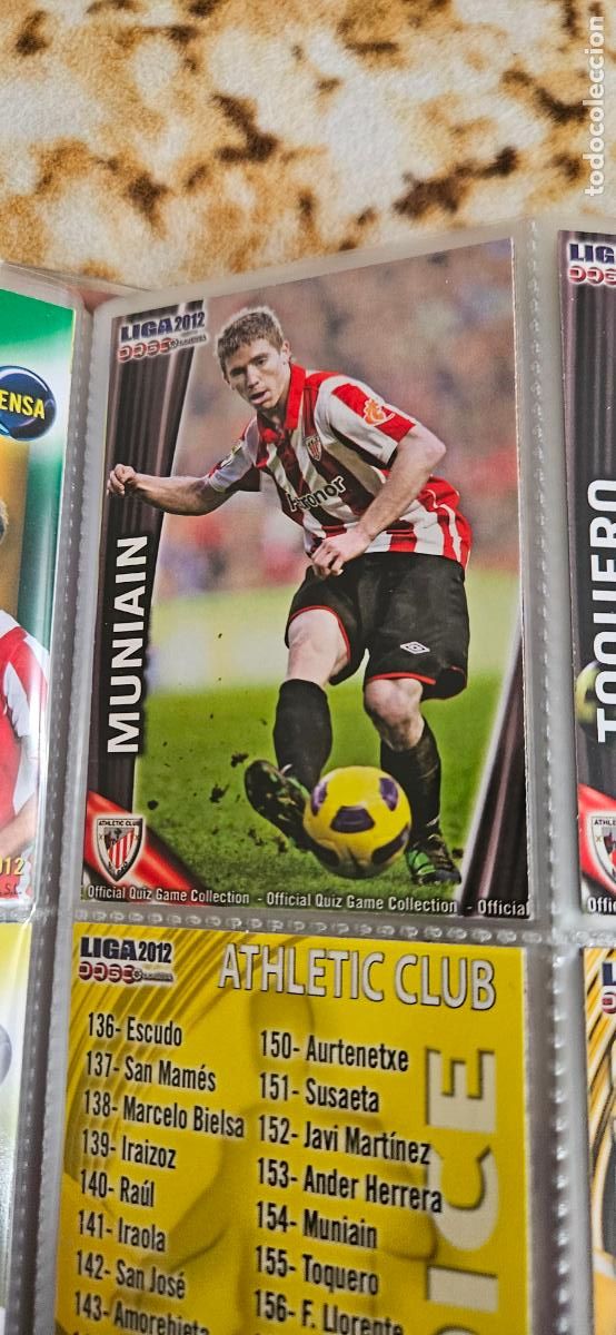 Figurine di Calcio: Iker Muniain, Athletic Club, n&uacute;mero 154, mundicromo 2011 2012 quiz game sport