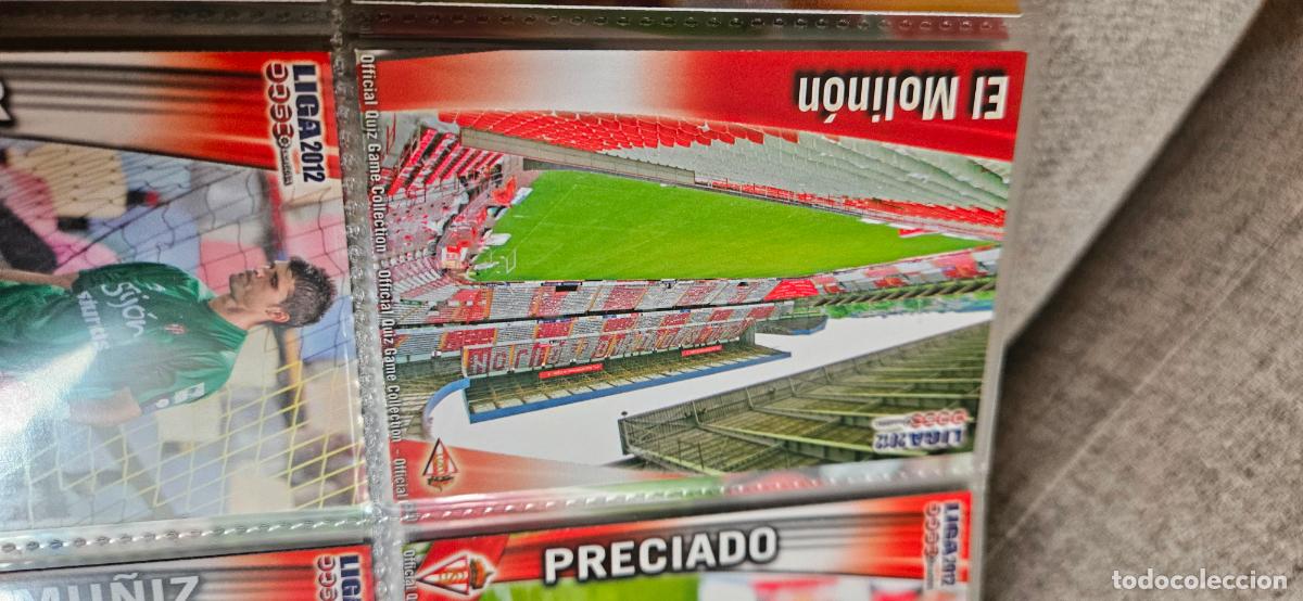 Cromos de f&uacute;tbol: 245: Estadio El Molin&oacute;n - Real Sporting de Gij&oacute;n - quiz game 2011 2012 sport mundicromo trading card