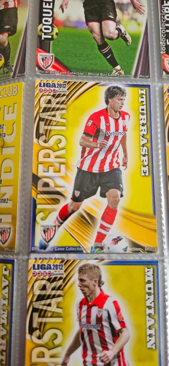 Cromos de f&uacute;tbol: iturraspe (Superstar), Athletic Club, n&uacute;mero 158, mundicromo 2011 2012 quiz game sport