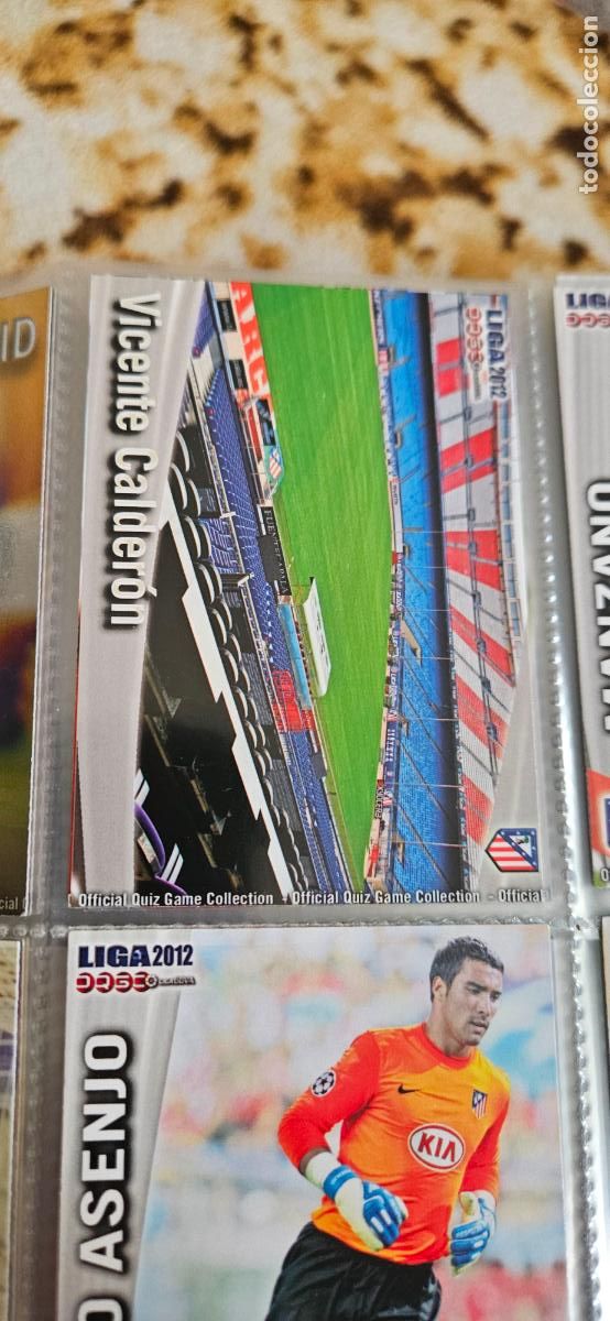 Fu&szlig;ball-Sticker: 164: Estadio Vicente Calder&oacute;n - Atl&eacute;tico de Madrid - quiz game 2011 2012 sport mundicromo trading c
