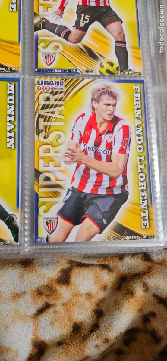 Fu&szlig;ball-Sticker: Fernando Llorente (Superstar), Athletic Club, n&uacute;mero 162, mundicromo 2011 2012 quiz game sport