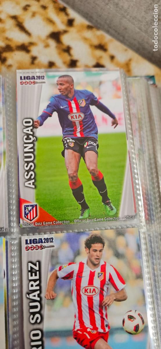 Fu&szlig;ball-Sticker: 174: Paulo Assun&ccedil;&atilde;o - Atl&eacute;tico de Madrid - quiz game 2011 2012 sport mundicromo trading card