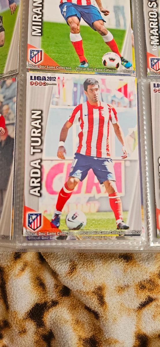Fu&szlig;ball-Sticker: 179: Arda Turan - Atl&eacute;tico de Madrid - quiz game 2011 2012 sport mundicromo trading card