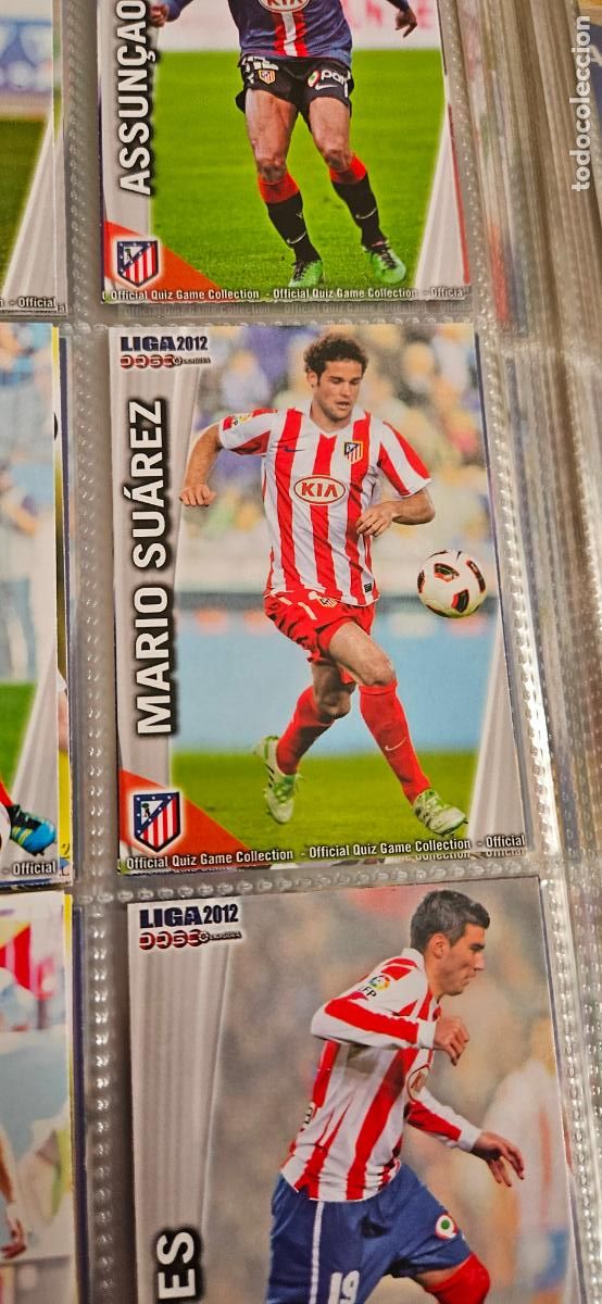 Fu&szlig;ball-Sticker: 177: Mario Su&aacute;rez - Atl&eacute;tico de Madrid - quiz game 2011 2012 sport mundicromo trading card