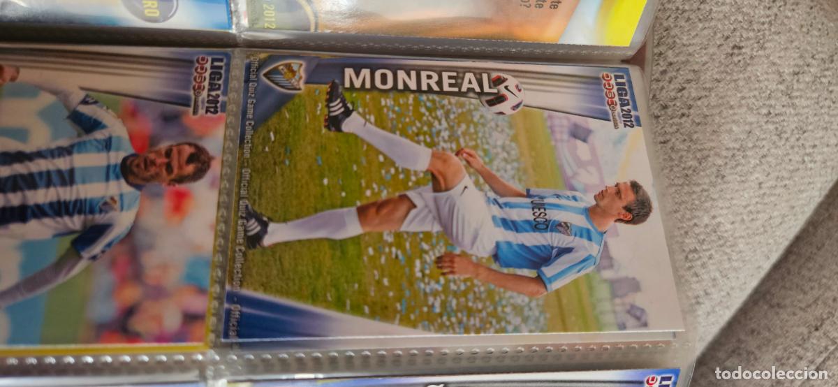Fu&szlig;ball-Sticker: 280: Nacho Monreal - M&aacute;laga CF - quiz game 2011 2012 sport mundicromo trading card