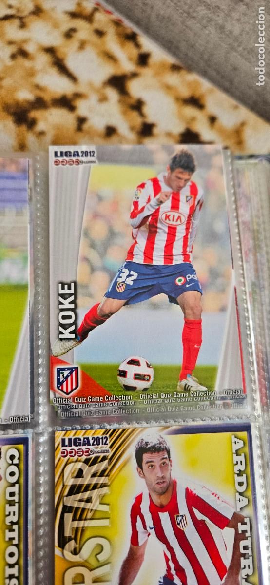Fu&szlig;ball-Sticker: 183: Koke - Atl&eacute;tico de Madrid - quiz game 2011 2012 sport mundicromo trading card