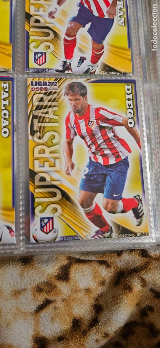 Fu&szlig;ball-Sticker: 189 diego - Atl&eacute;tico de Madrid - quiz game 2011 2012 sport mundicromo trading card