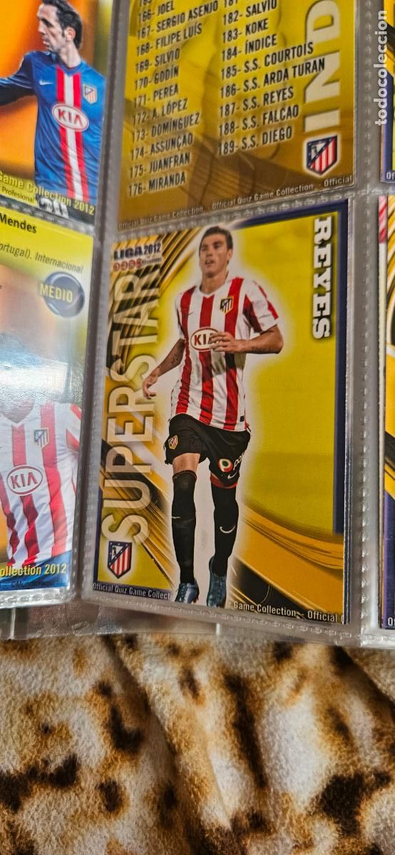Fu&szlig;ball-Sticker: 187: S.S. Jos&eacute; Antonio Reyes - Atl&eacute;tico de Madrid - quiz game 2011 2012 sport mundicromo trading car