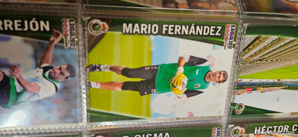 Fu&szlig;ball-Sticker: 302: Mario Fern&aacute;ndez - Racing de Santander - quiz game 2011 2012 sport mundicromo trading card