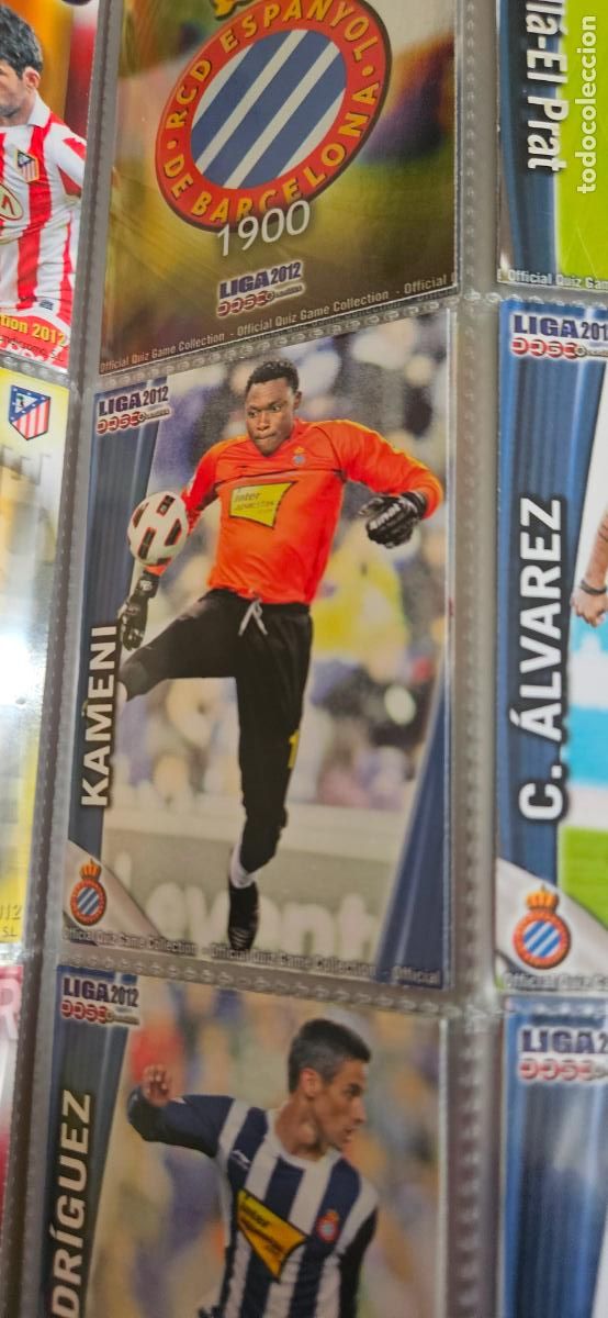 Fu&szlig;ball-Sticker: 193: Carlos Kameni - RCD Espanyol - quiz game 2011 2012 sport mundicromo trading card