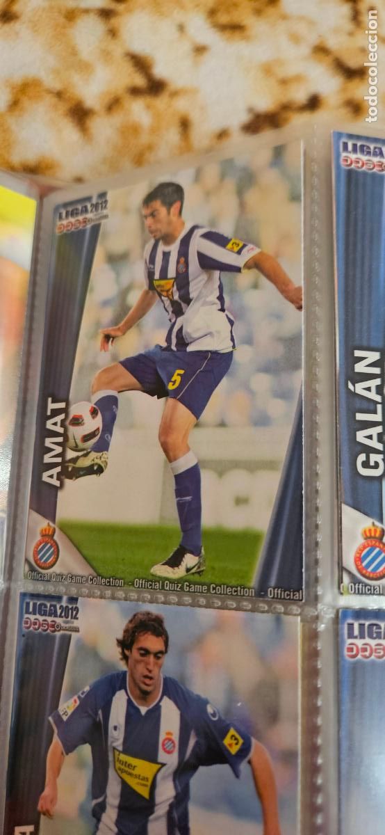 Fu&szlig;ball-Sticker: 199: Jordi Amat - RCD Espanyol - quiz game 2011 2012 sport mundicromo trading card