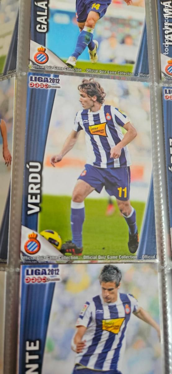 Fu&szlig;ball-Sticker: 203: Joan Verd&uacute; - RCD Espanyol - quiz game 2011 2012 sport mundicromo trading card