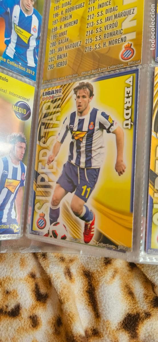 Fu&szlig;ball-Sticker: 214: S.S. Joan Verd&uacute; - RCD Espanyol - quiz game 2011 2012 sport mundicromo trading card