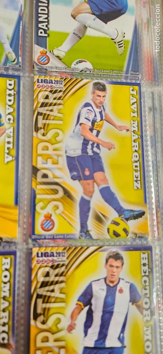 Fu&szlig;ball-Sticker: 213: S.S. Javi M&aacute;rquez - RCD Espanyol - quiz game 2011 2012 sport mundicromo trading card