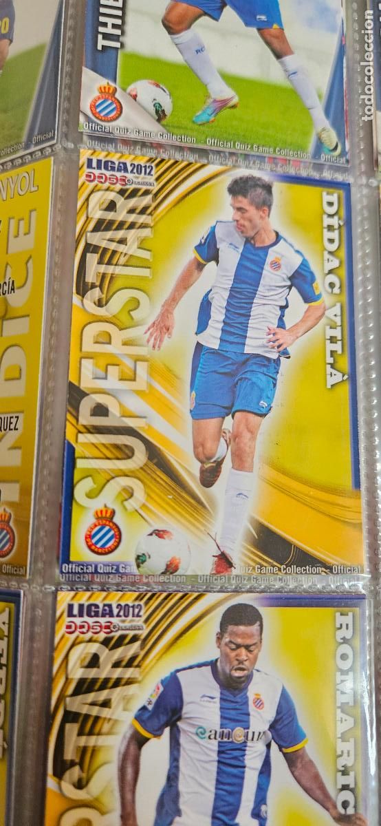 Figurine di Calcio: 212: S.S. D&iacute;dac Vil&agrave; - RCD Espanyol - quiz game 2011 2012 sport mundicromo trading card
