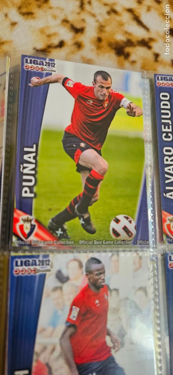 Figurine di Calcio: 227: pu&ntilde;al - CA Osasuna - quiz game 2011 2012 sport mundicromo trading card