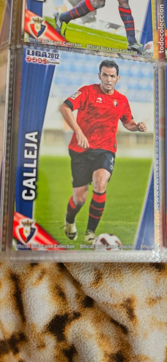 Figurine di Calcio: 233: calleja - CA Osasuna - quiz game 2011 2012 sport mundicromo trading card