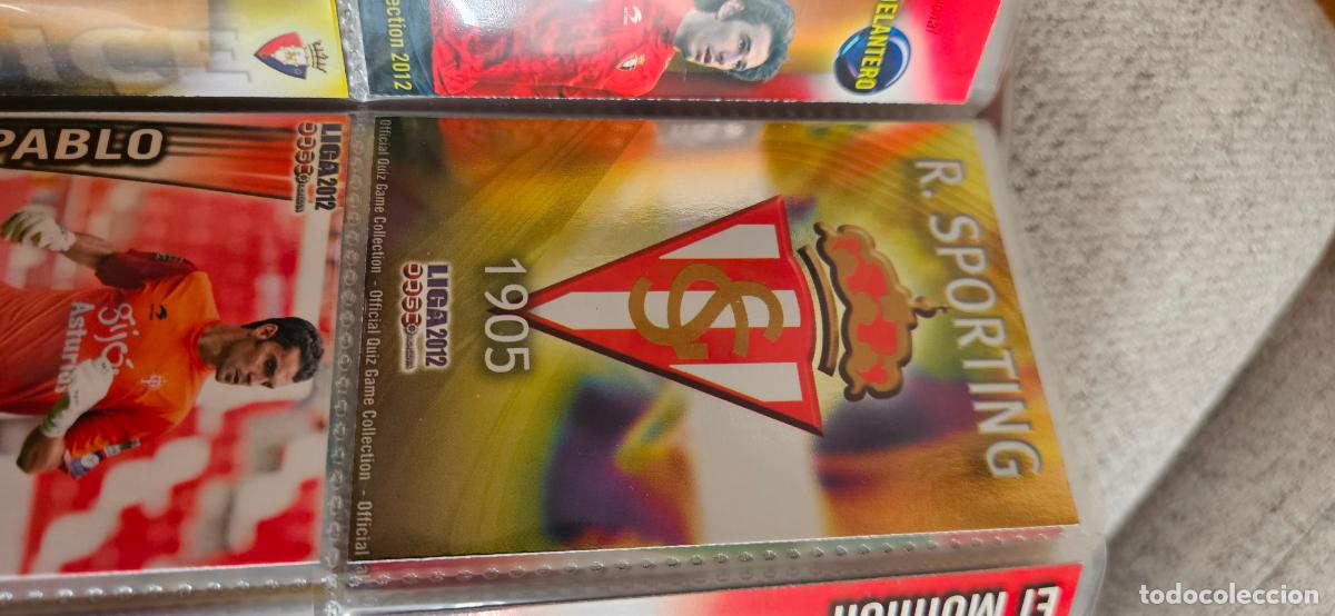 Figurine di Calcio: 244: Escudo - Real Sporting de Gij&oacute;n - quiz game 2011 2012 sport mundicromo trading card
