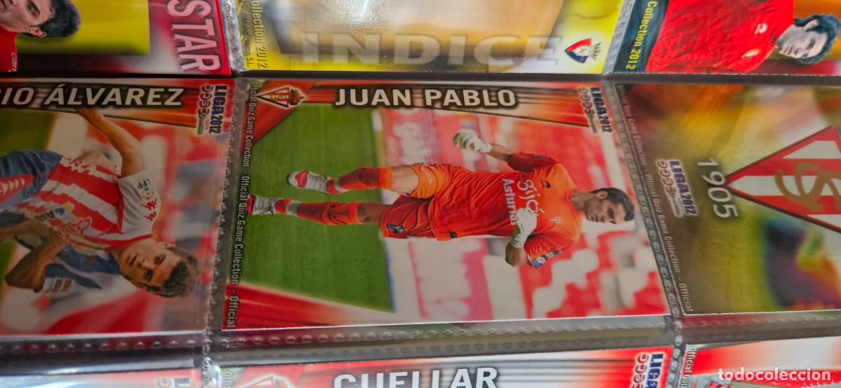 Cromos de f&uacute;tbol: 247: Juan Pablo - Real Sporting de Gij&oacute;n - quiz game 2011 2012 sport mundicromo trading card