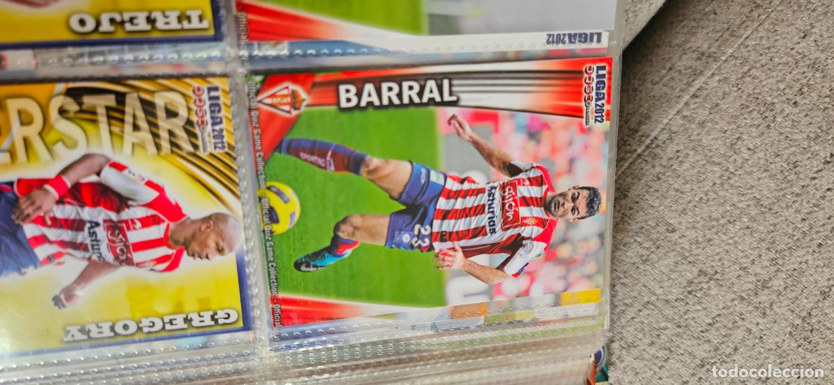 Cromos de f&uacute;tbol: 264: David Barral - Real Sporting de Gij&oacute;n - quiz game 2011 2012 sport mundicromo trading card