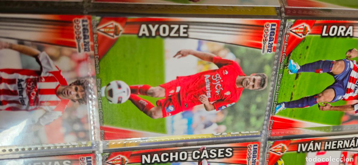 Cromos de f&uacute;tbol: 257: ayoze - Real Sporting de Gij&oacute;n - quiz game 2011 2012 sport mundicromo trading card