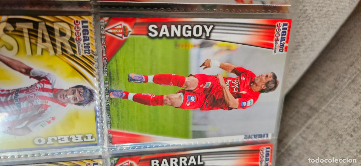 Cromos de f&uacute;tbol: 263: Gast&oacute;n Sangoy - Real Sporting de Gij&oacute;n - quiz game 2011 2012 sport mundicromo trading card